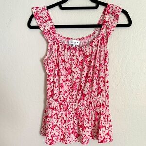 Floral summer top (S)